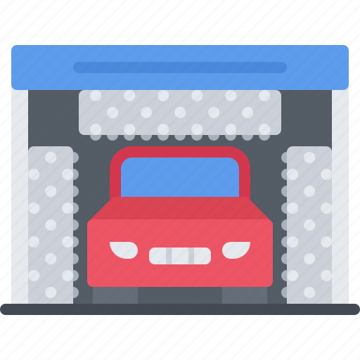 Building, car, transport, brush, cleaning, washing icon - Download on Iconfinder