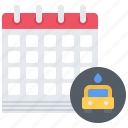 calendar, date, car, transport, water, cleaning, washing