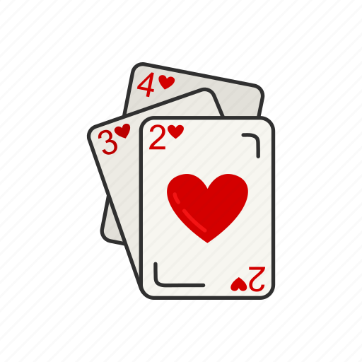 Card, card deck, card games, games, heart, melds, two of hearts icon - Download on Iconfinder