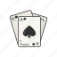 ace of spades, card deck, card game, cards, game, king of spades, spades 