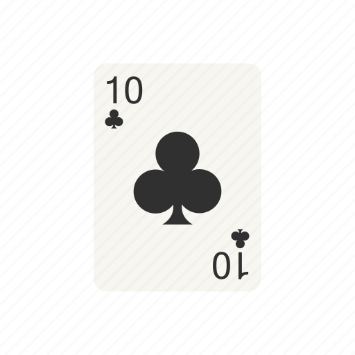 Card, card deck, card games, clubs, game, ten, ten of clubs icon - Download on Iconfinder