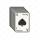 ace of spade, aces, card deck, card games, games, solitaire, spade