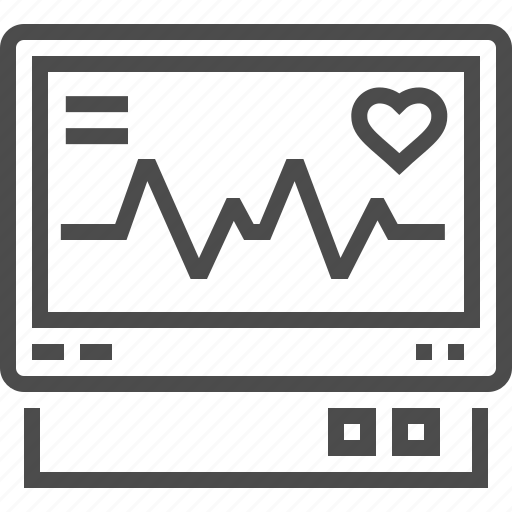 Electrocardiogram, heart, rate, rhythm, electrical, activity, cardiac icon - Download on Iconfinder