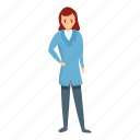 cardiologist, computer, girl, medical, smiling, woman