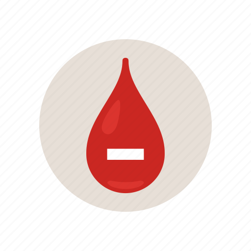 Blood, drip, negative, lab, pressure, test, type icon - Download on Iconfinder