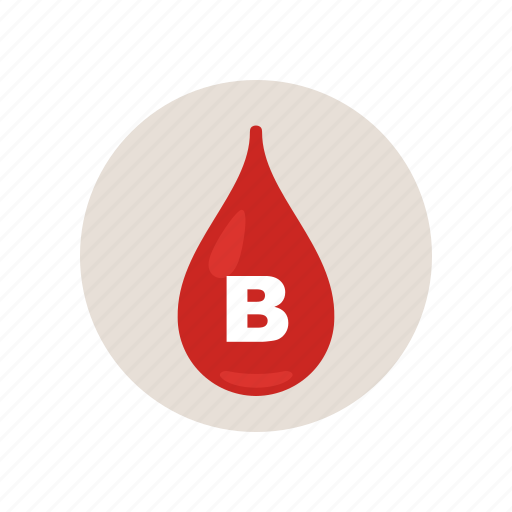 B, blood, drip, type, drop, health, hospital icon - Download on Iconfinder
