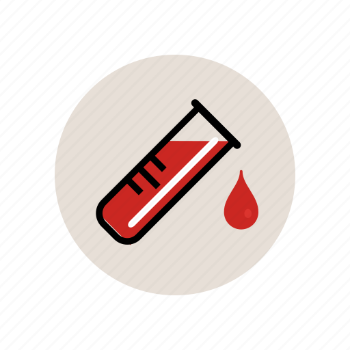 Blood, cholesterol, drip, test, tube, sample, science icon - Download on Iconfinder
