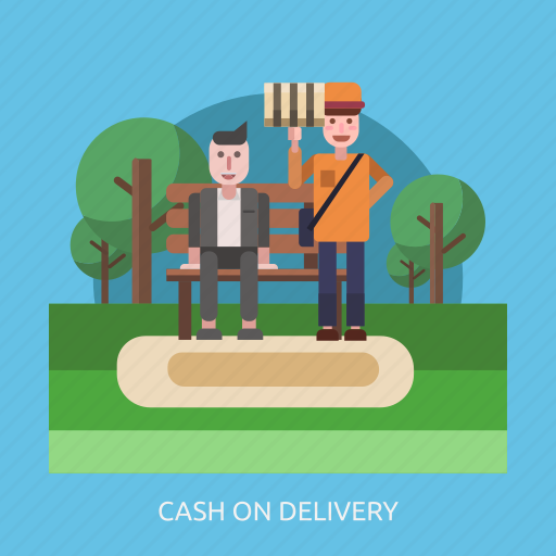 Cargo, cash, cod, delivery, garden, people icon - Download on Iconfinder