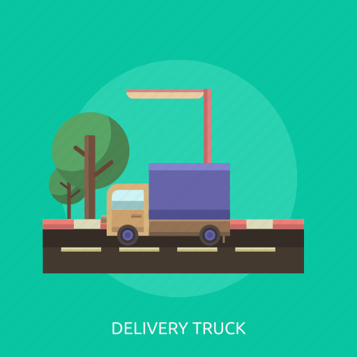 Cargo, delivery, goods, street, transport, truck icon - Download on Iconfinder