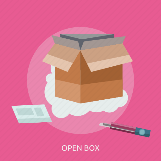 Box, delivery, open, package icon - Download on Iconfinder