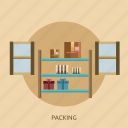 box, delivery, package, packing, window