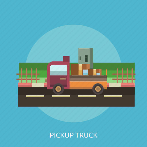 Box, cargo, delivery, pickup, street, transport, truck icon - Download on Iconfinder