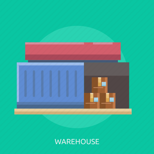 Cargo, container, delivery, house, package, warehouse icon - Download on Iconfinder