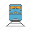 rail, railroad, railway, train, transport, vehicle 