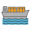 boat, cargo, ship, shipment, shipping, transport, vessel 