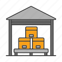 box, logistics, package, parcel, storage, storehouse, warehouse