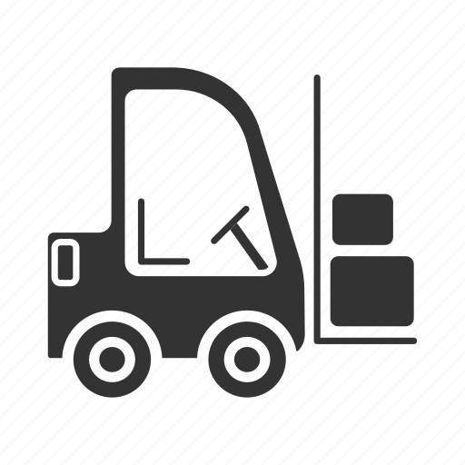 Delivery, fork hoist, forklift, transport, truck, vehicle, warehouse icon - Download on Iconfinder