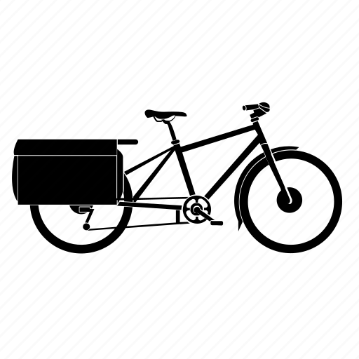 Bicycle, bike, cargobike, longtail icon - Download on Iconfinder