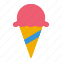 dessert, ice, cream, icecream, cone