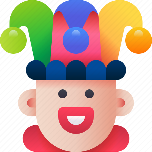 Clown, funny, buffoon, joker, circus icon - Download on Iconfinder