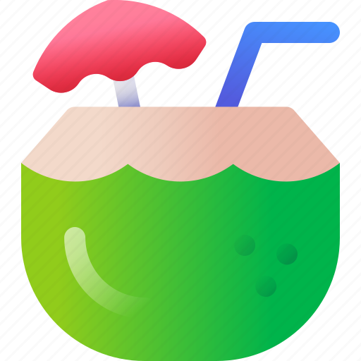 Tender coconut, summer, vacation, holiday icon - Download on Iconfinder