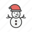snowman, winter, christmas, xmas, cold, ice, weather, holiday 