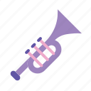 trumpet, maracas, instrument, music, musical, musical-instrument