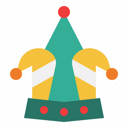 Jester, hat, carnival, festival, circus, costume, party icon - Download on Iconfinder