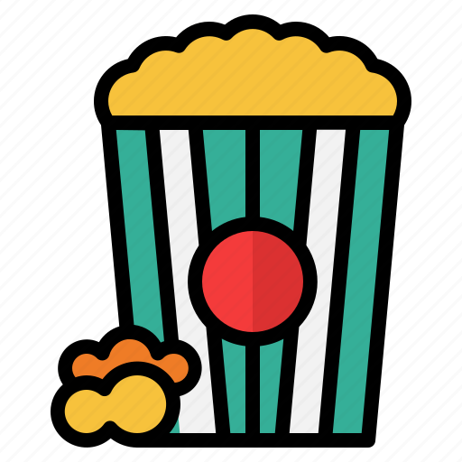 Popcorn, food, and, restaurant, cinema, snack, movie icon - Download on Iconfinder