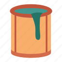 color bucket, coloring, designing tool, paint bucket, paint distemper, paint tool, wall paint