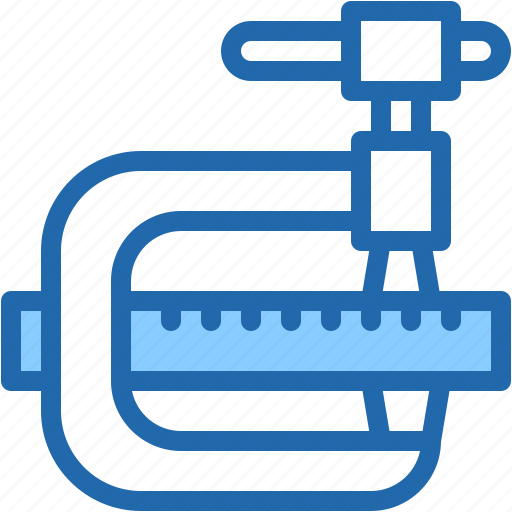 Clamp, construction, tools, improvement, home, repair, carpentry icon - Download on Iconfinder