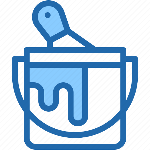 Paint, bucket, construction, carpentry icon - Download on Iconfinder