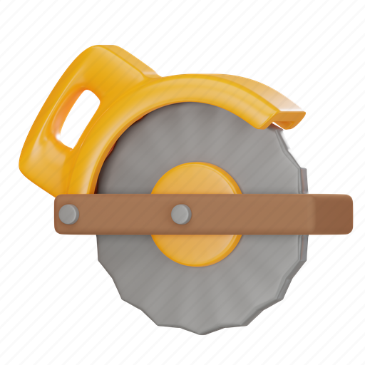 Circular, saw, tool, maintenance, industry, workshop, woodwork 3D illustration - Download on Iconfinder
