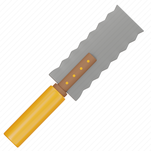 Razor, saw, tool, maintenance, construction, woodwork, lumberjack 3D illustration - Download on Iconfinder