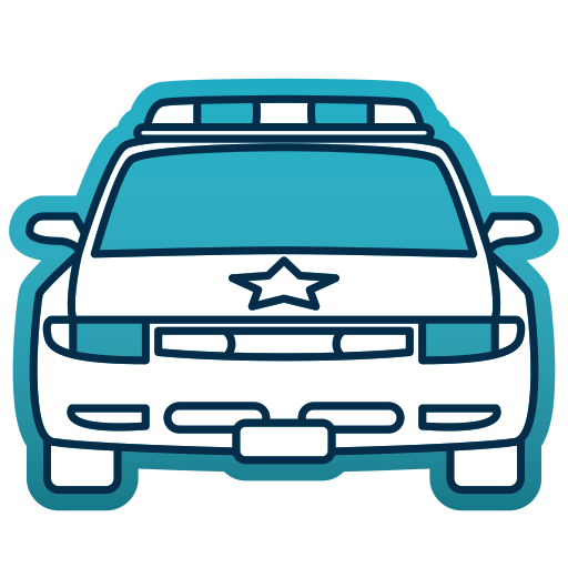 Auto, car, crime, law, police, security icon - Free download