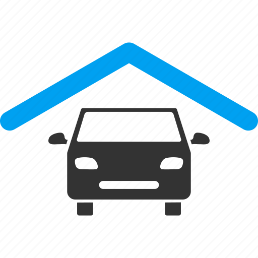 Roof, garage, protection, automobile service, building, car garage, vehicle icon - Download on Iconfinder