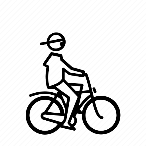 Bike, boy, cyclist, man, teenanger icon - Download on Iconfinder