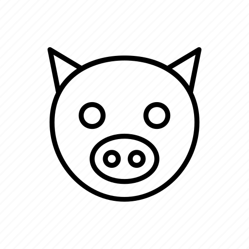 Animal, cartoon, children, kids, pig, pork icon - Download on Iconfinder