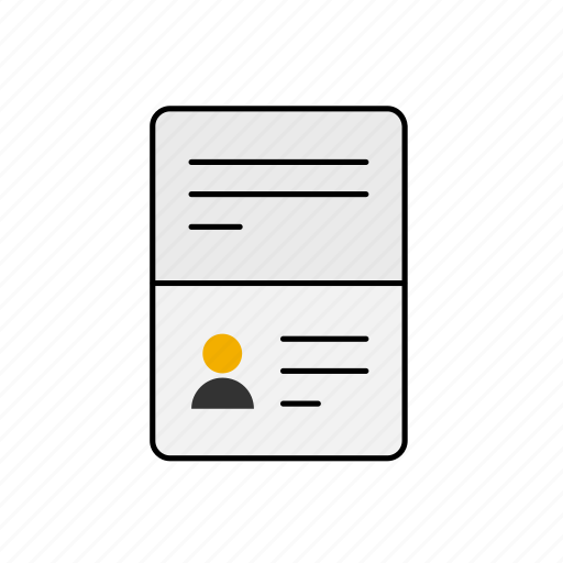 Passpot, document, persone, business icon - Download on Iconfinder
