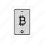 bitcoin, cash, crypto, phone, business 