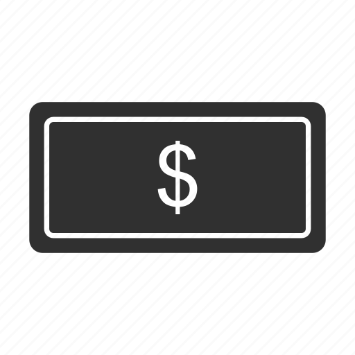 Cash, dollar, dollar bill, single dollar icon - Download on Iconfinder