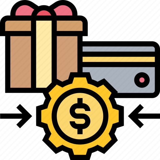 Cashless, economy, gift, buyer, commerce icon - Download on Iconfinder