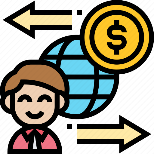 Cashless, management, international, exchange, commerce icon - Download on Iconfinder