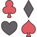 card, suits, poker, play, gambling