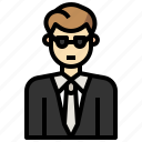 avatar, businessman, casino, glasses, manager, tie, user 