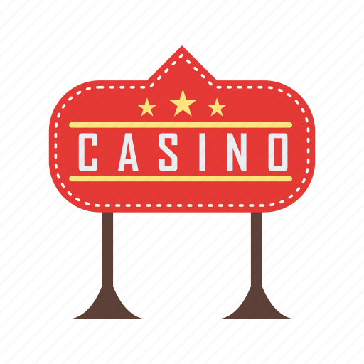 Casino, gambling, game, light, red, royale, sign icon - Download on Iconfinder