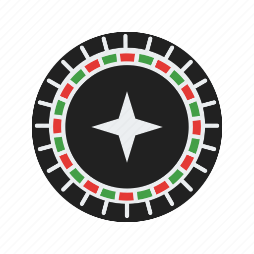 Casino, gambling, red, roulette, wheel, wood icon - Download on Iconfinder