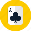 casino, clubs, clubs card, poker, slot 