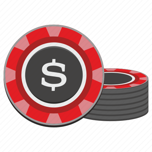 Casino, chip, dollar, gamble, game, red, usd icon - Download on Iconfinder