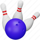 bowling, strike, casino, game, pin, sport, ball 